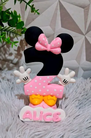 Vela Minnie em Biscuit