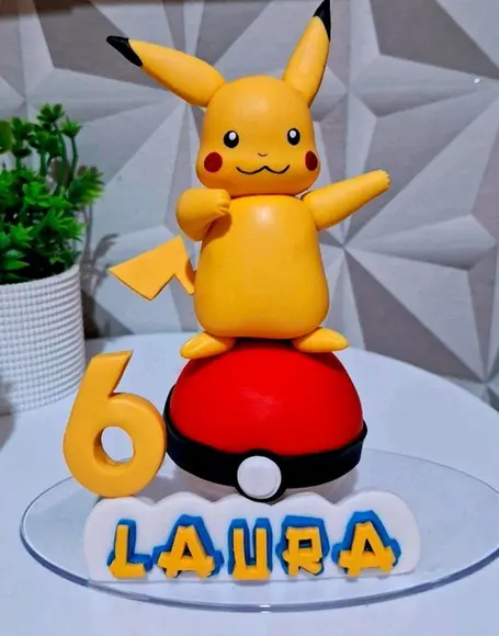 Vela Pikachu em Biscuit