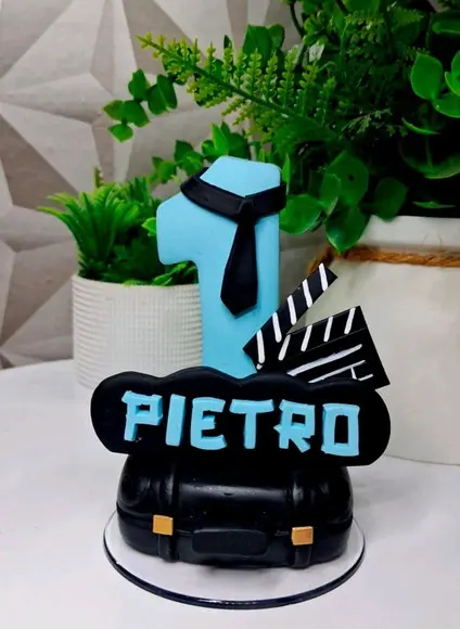 Vela Poderoso Chefinho em Biscuit
