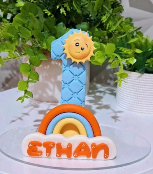 Vela Raio de Sol em Biscuit