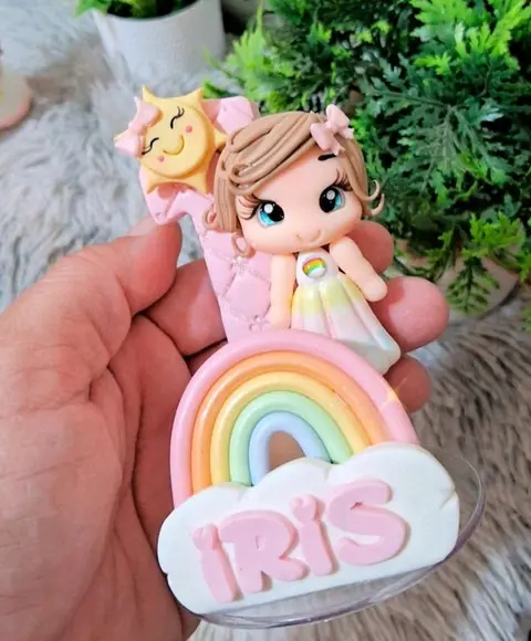 Vela Raio de Sol em Biscuit