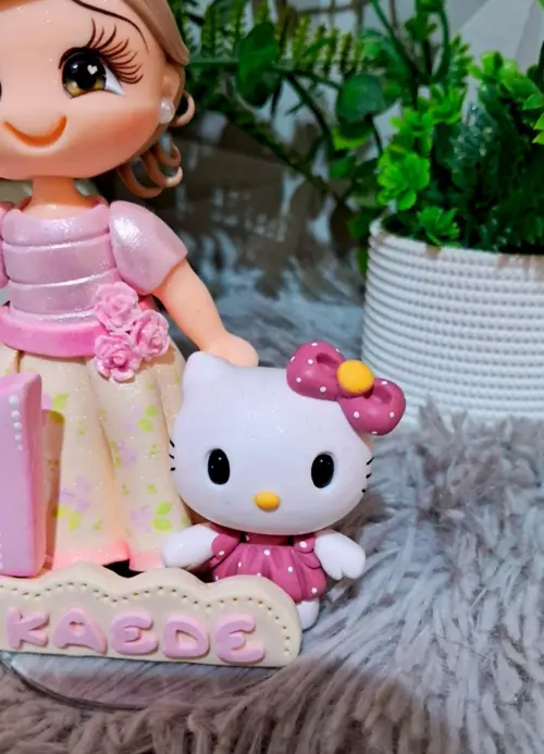 Topo Hello Kitty em Biscuit