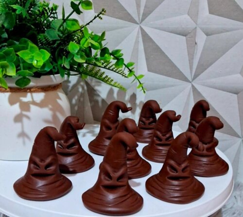 Apliques Chapeu Seletor - Harry Potter em Biscuit