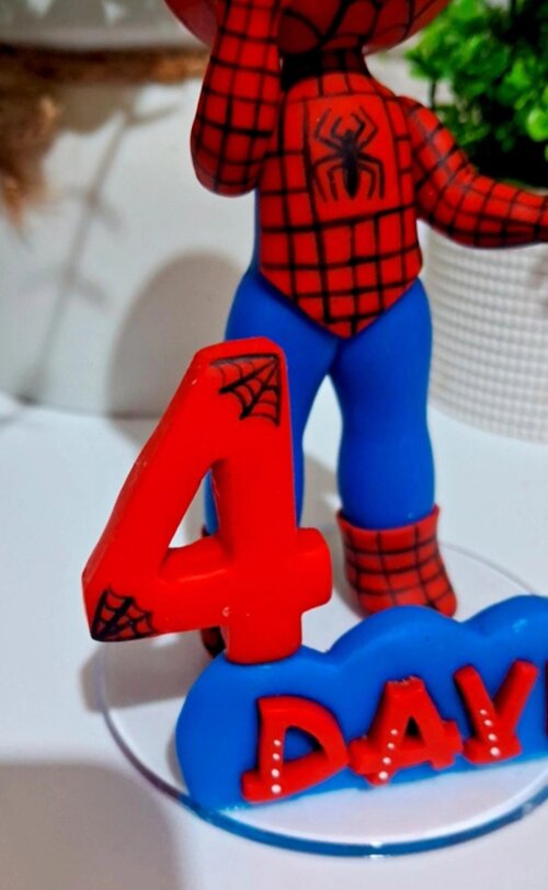 Topo Homem Aranha em Biscuit