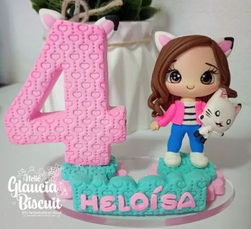 Vela a Casa Mágica da Gabby em Biscuit