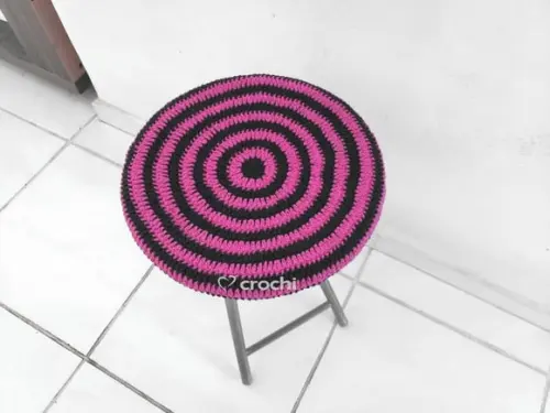 Capinha de Banqueta em Crochê - Colorful - Escolha a Cor