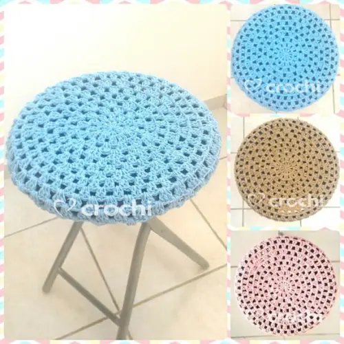Capinha de Banqueta em Crochê - Escolha a Cor