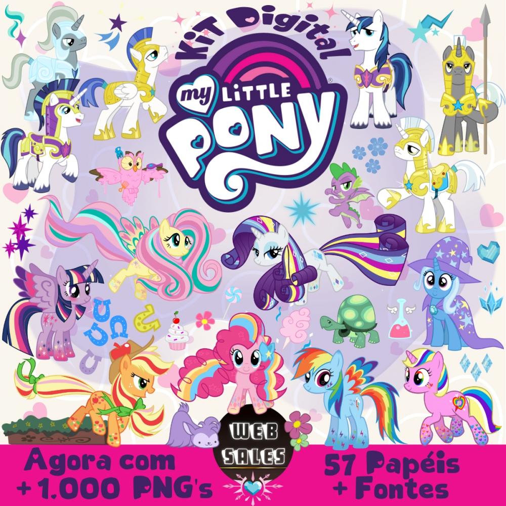 Kit Digital My Little Pony (Completo)