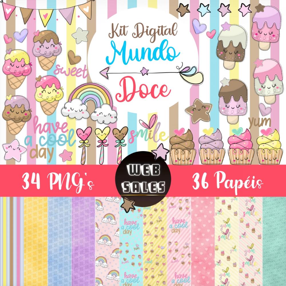 Kit Digital Mundo Doce