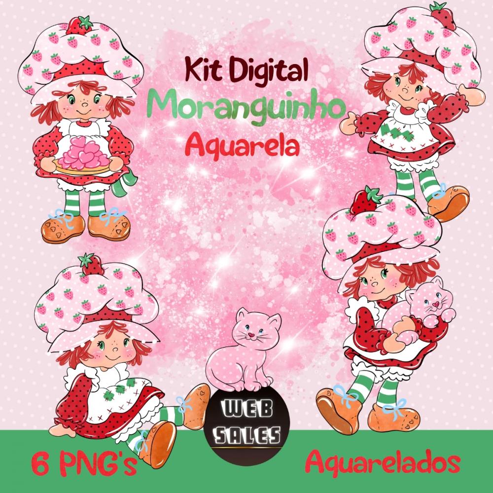 Kit Digital Moranguinho - Aquarela