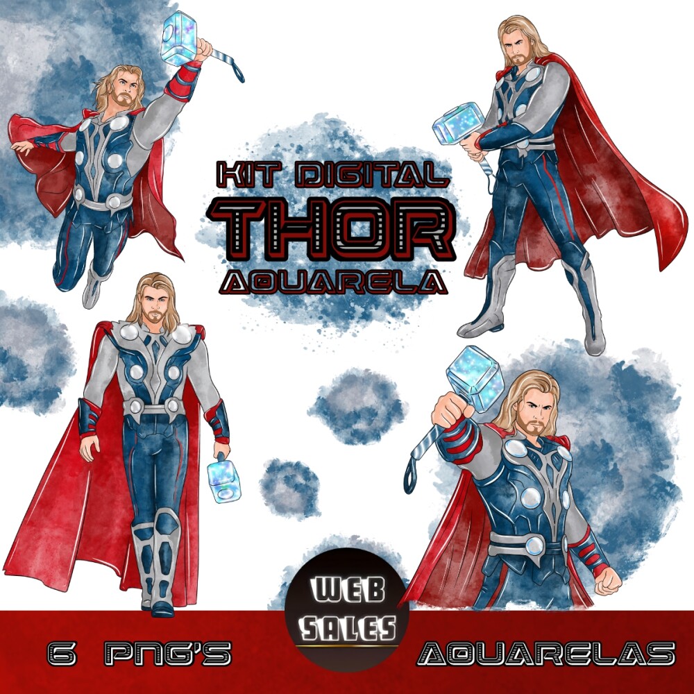 Kit Digital Thor - Aquarela