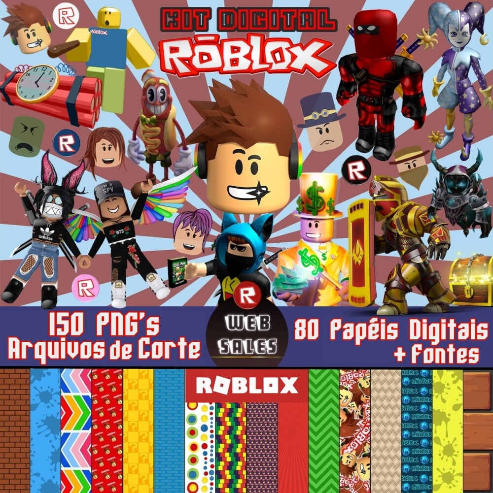 Kit Digital Roblox - Festa Pronta