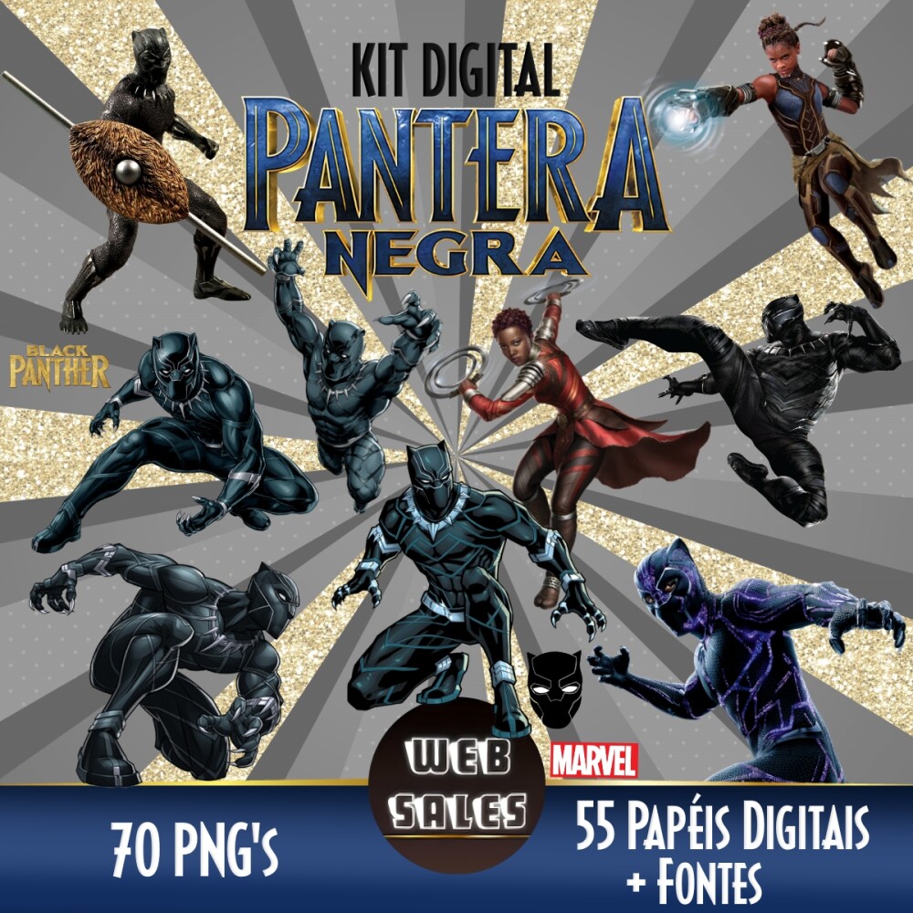 Kit Digital Pantera Negra