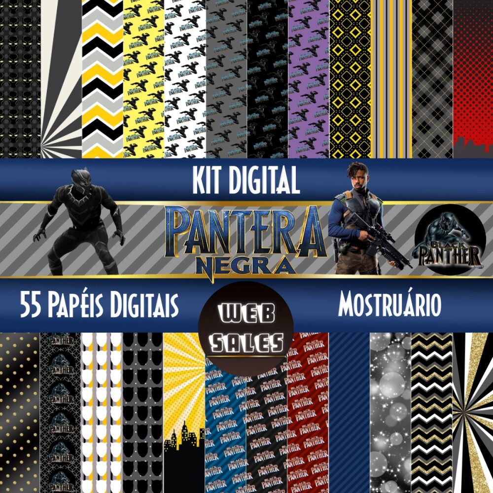 Kit Digital Pantera Negra