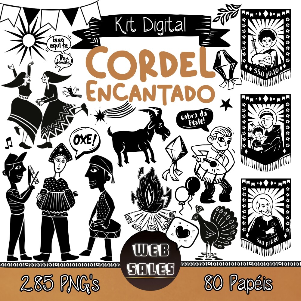 Kit Digital Cordel Encantado