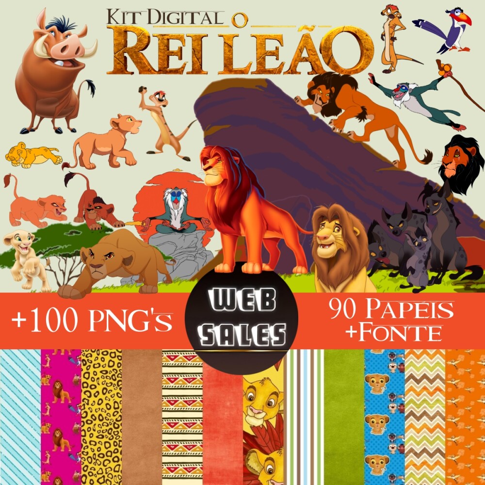 Kit Digital O Rei Leão