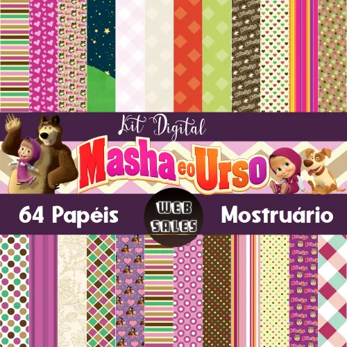 Kit Digital Masha e o Urso