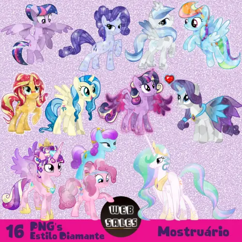 Kit Digital My Little Pony (Completo)