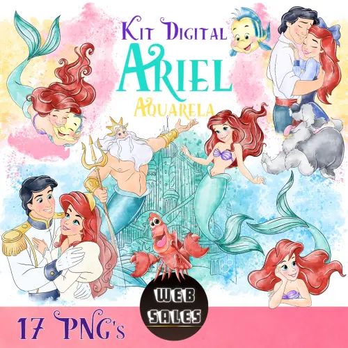 Kit Digital Ariel - Aquarela
