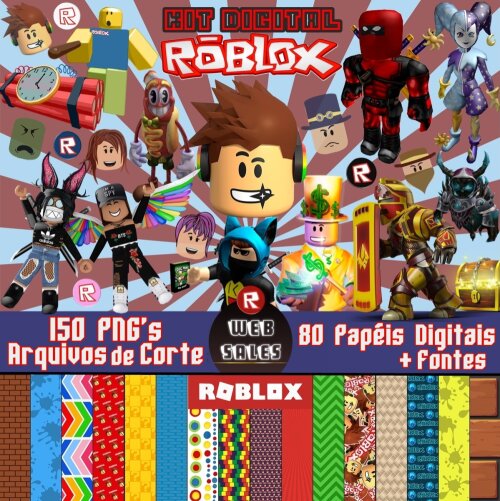 Kit Digital Roblox - Festa Pronta