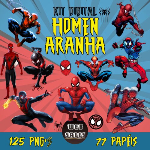 Kit Digital Homem Aranha
