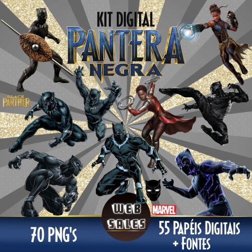 Kit Digital Pantera Negra