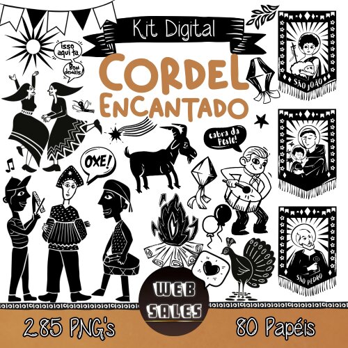 Kit Digital Cordel Encantado