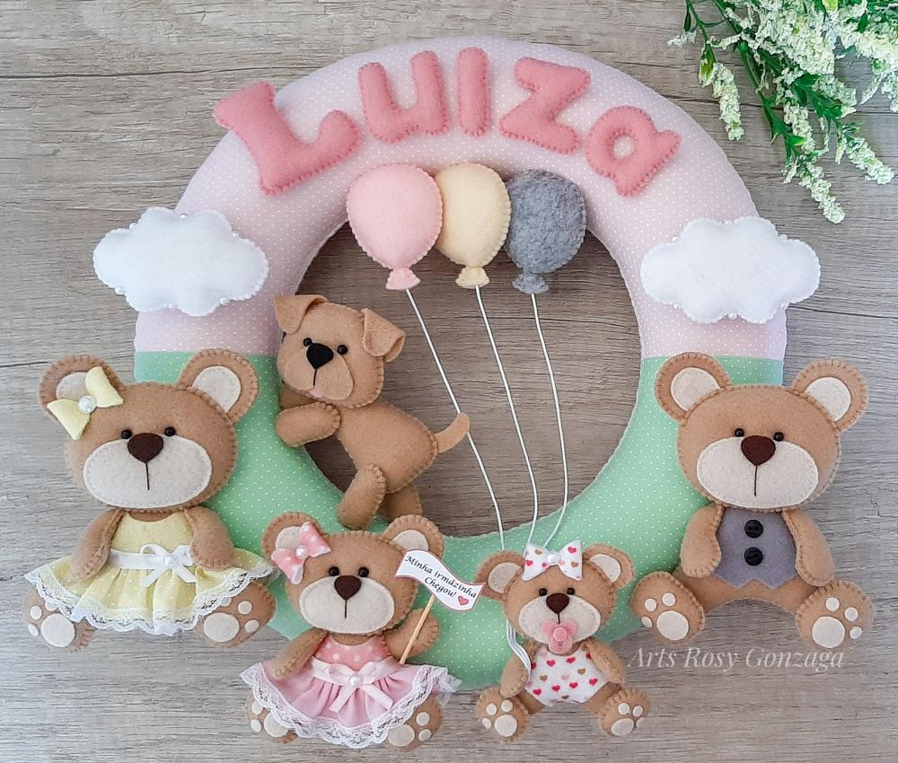 Guirlanda maternidade Família - Luiza