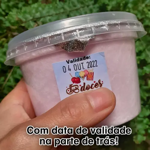 Algodão Doce no Pote/ Caixa com 105 Unidades.