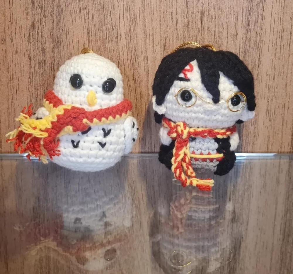 Kit Amigurumi Coleção Harry Potter
