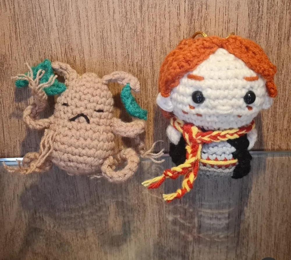 Kit Amigurumi Coleção Harry Potter
