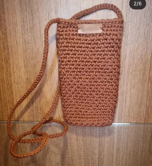 Capa de Crochê para Celular