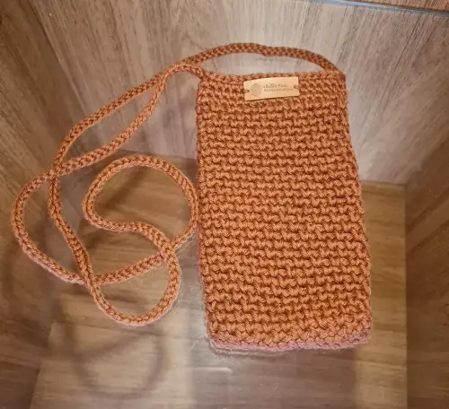 Capa de Crochê para Celular