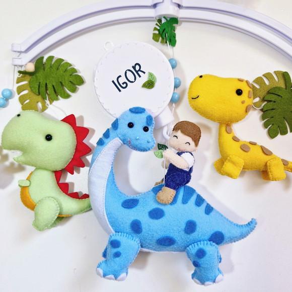 Mobile de Berço Musical Dinossauro
