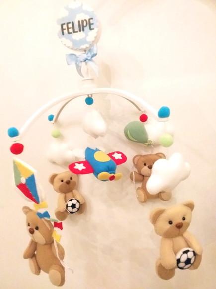 MOBILE DE BERÇO URSINHOS E BRINQUEDOS