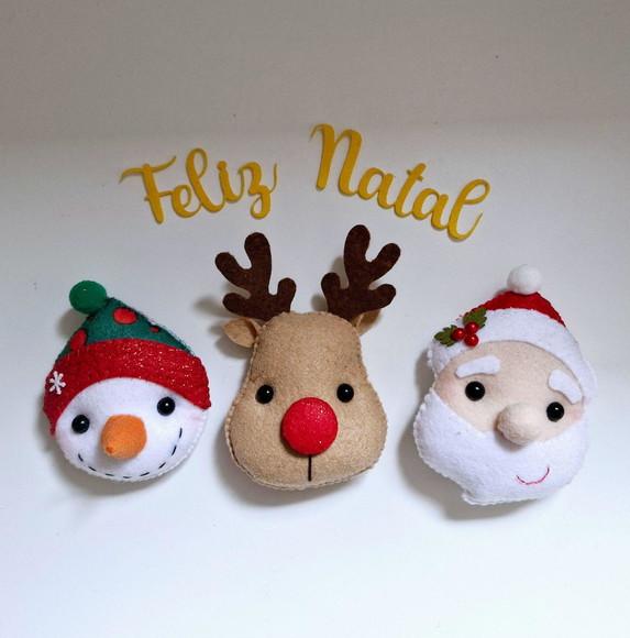 Pingentes para Árvore de Natal (trio)