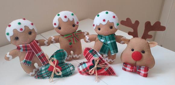 Pingentes para Árvore de Natal (trio)