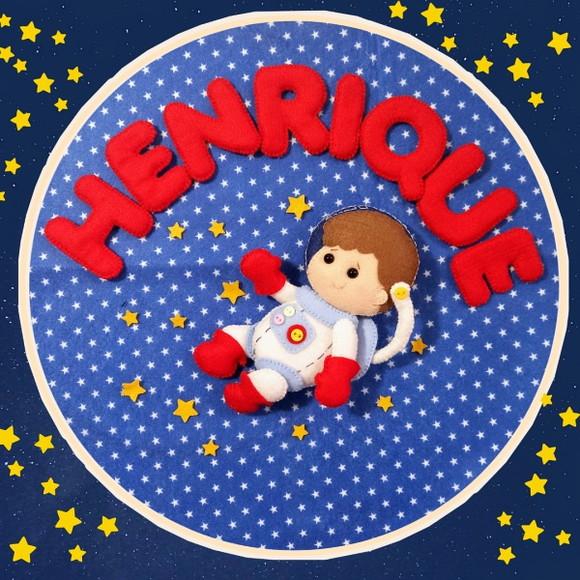 Porta Maternidade Astronauta