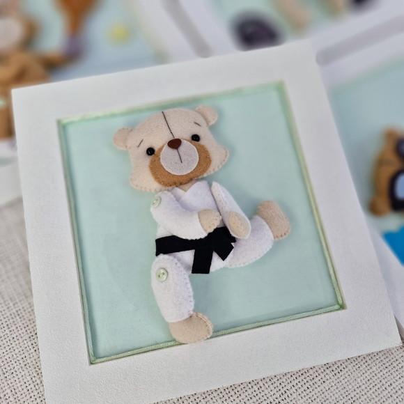 Quadrinho Urso Esportista