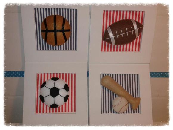 QUADRO BOLAS DE ESPORTE
