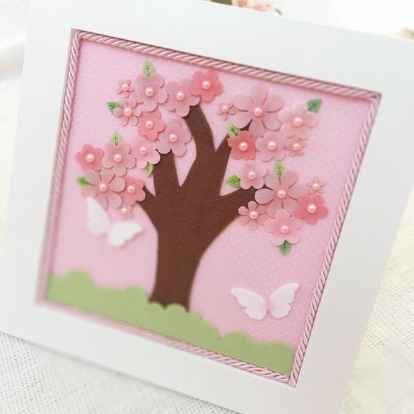 Quadro Boneca de Feltro Borboleta e Inicial