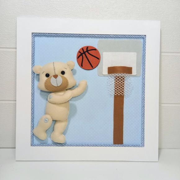 Quadro Ursinho Esportes