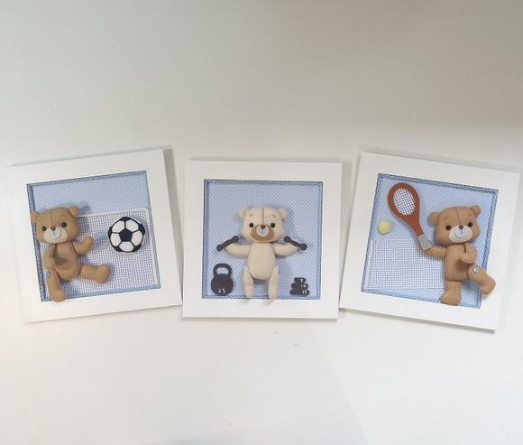 Quadros Decorativos Urso Esportes