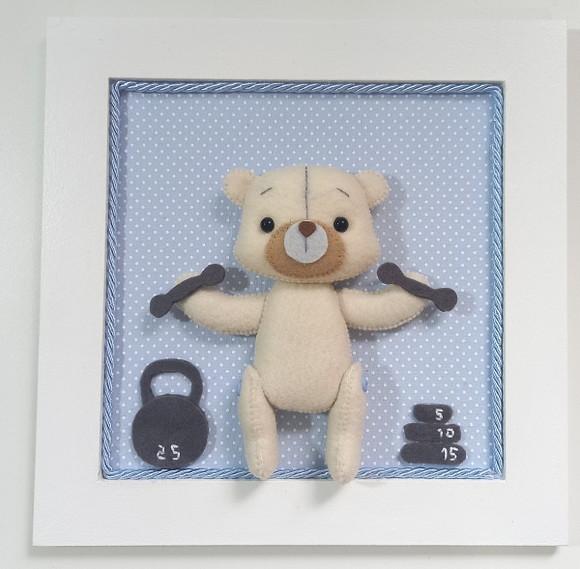 Quadros Decorativos Urso Esportes