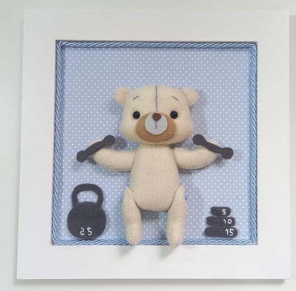 Quadros Decorativos Urso Esportes