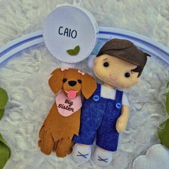 Mobile Personalizado - Menino e Pets