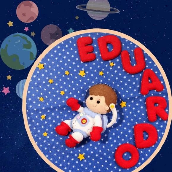 Porta Maternidade Astronauta