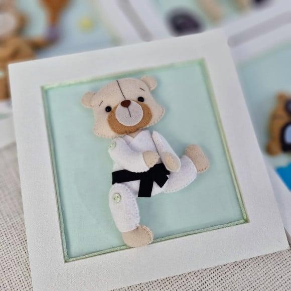 Quadrinho Urso Esportista