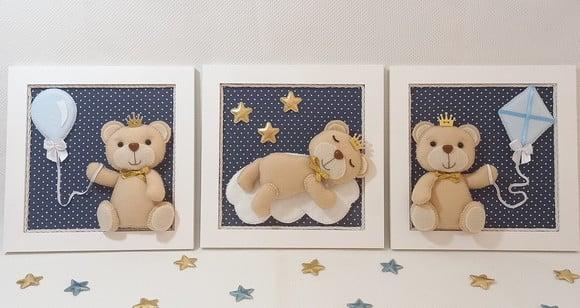 Quadro Ursinho Principe
