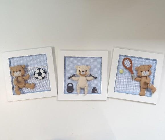 Quadros Decorativos Urso Esportes